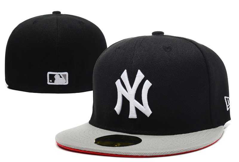 Yankees Team Logo Black Gray Fitted Hat LX,We sell and wholesale Yankees Team Logo Black Gray Fitted Hat LX on line form chian!